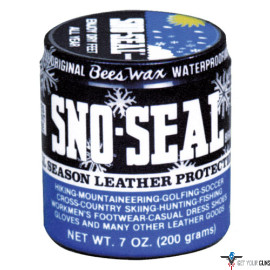 ATSKO SNO-SEAL BEESWAX LEATHER WATERPROOFING 8FL OZ