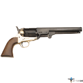 TRADITIONS 1851 NAVY .36 CAL. REVOLVER 7.5" BRASS FRAME