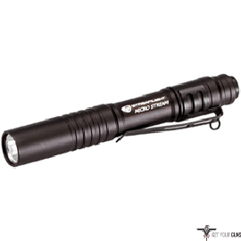 STREAMLIGHT MICROSTREAM LIGHT WHITE LED BLACK W/POCKET CLIP