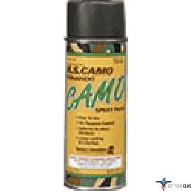 HS CAMO SPRAY PAINT FLAT BLACK 12OZ