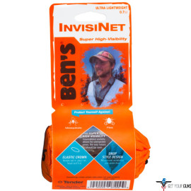 AMK BEN'S INVISINET HEADNET ULTRA HIGH VISIBILITY .7 OZ