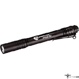 STREAMLIGHT STYLUS PRO LIGHT WHITE LED BLACK W/POCKET CLIP