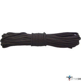 RED ROCK 550 PARACHUTE CORD 50 FEET BLACK