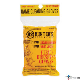 HS FIELD DRESSING GLOVES SHOULDER&WRIST LENGTH 1PR EA
