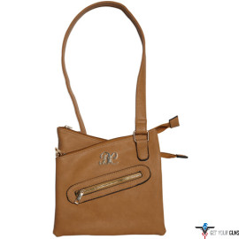 BULLDOG CONCEALED CARRY PURSE CROSS BODY STYLE TAN