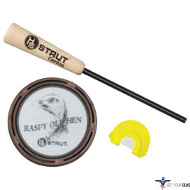 HS STRUT TURKEY CALL POT STYLE RASPY OLD HEN GLASS